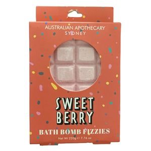 Australian Apothecary Sydney Sweet Berry Bath Bomb Fizzies